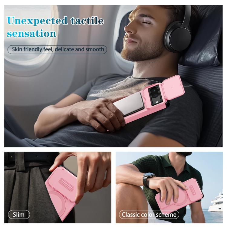 For Google Pixel 8 Sliding Camshield MagSafe Holder Phone Case