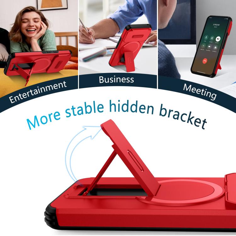 For Google Pixel 8 Sliding Camshield MagSafe Holder Phone Case