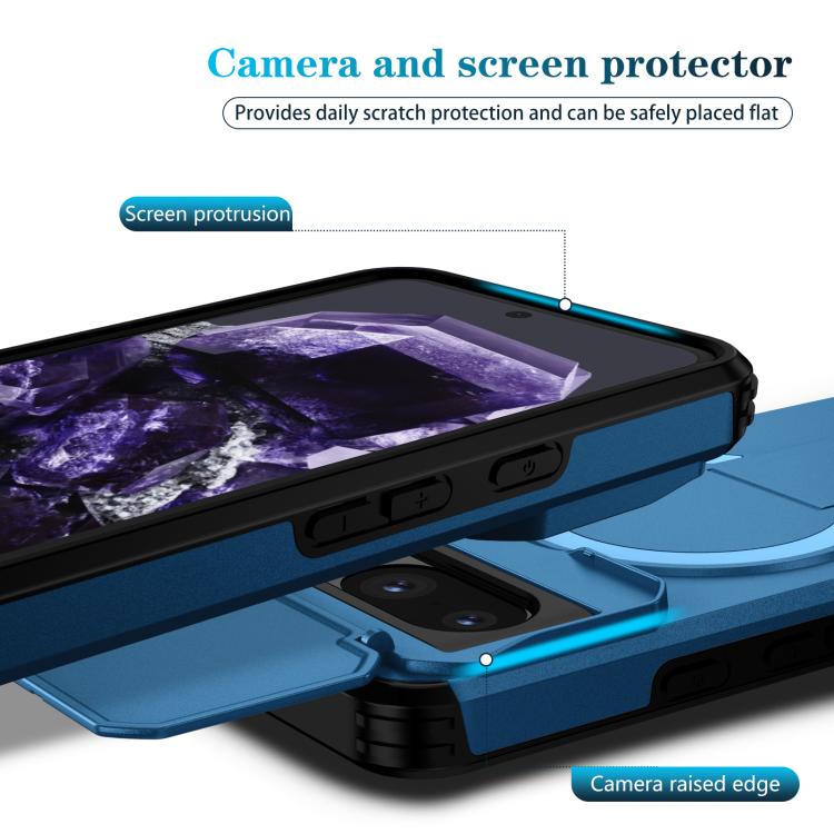 For Google Pixel 8 Sliding Camshield MagSafe Holder Phone Case