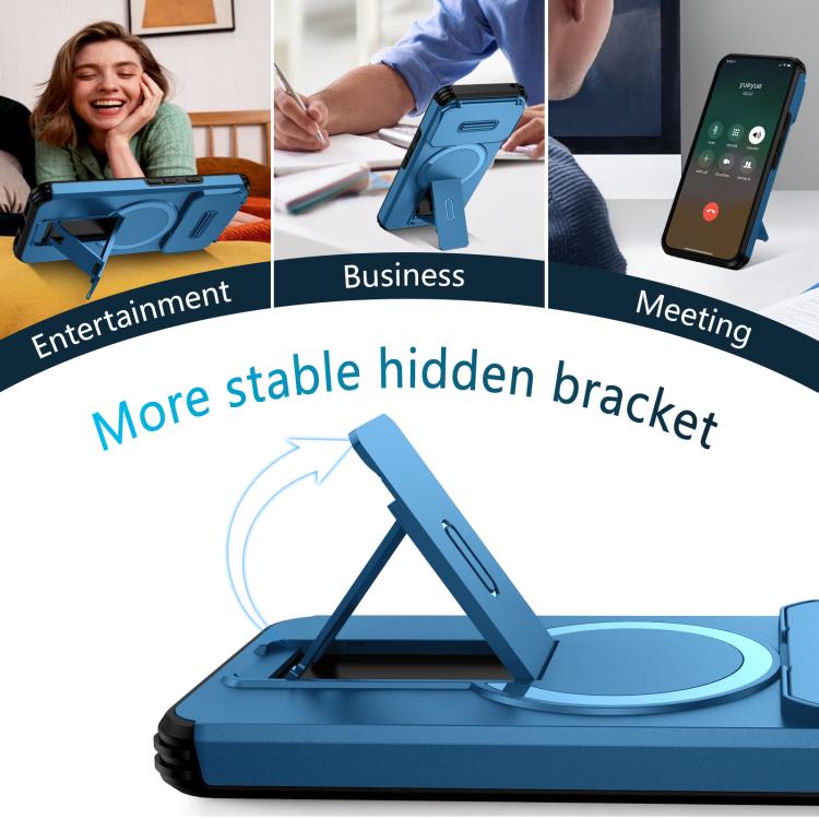 For Google Pixel 8 Sliding Camshield MagSafe Holder Phone Case