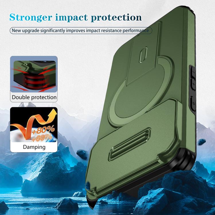 For Google Pixel 8 Sliding Camshield MagSafe Holder Phone Case