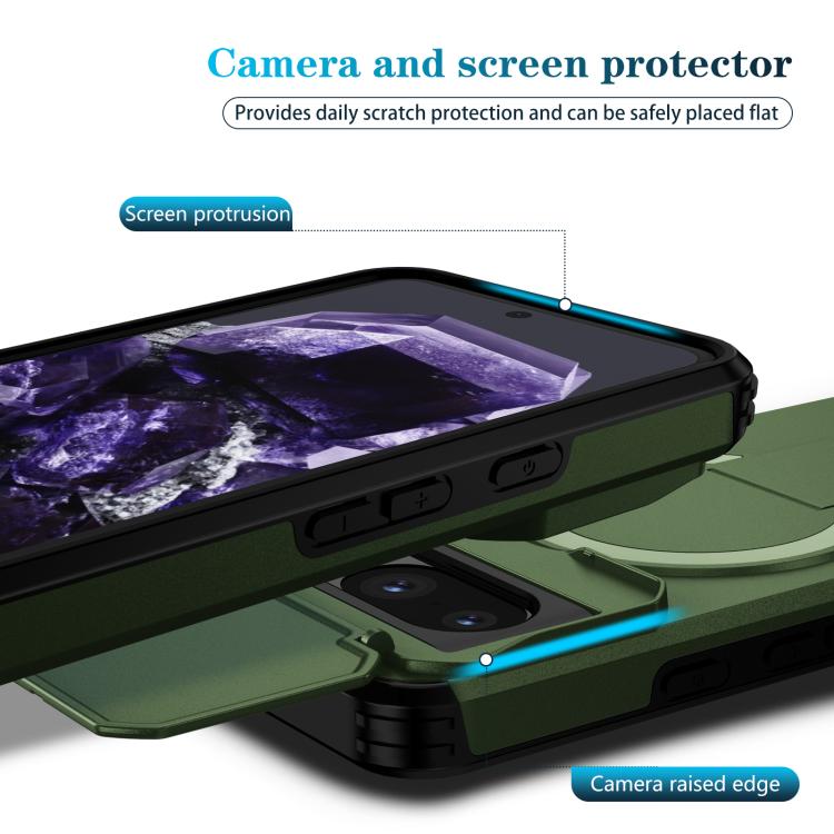 For Google Pixel 8 Sliding Camshield MagSafe Holder Phone Case