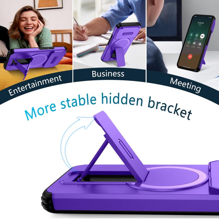 For Google Pixel 8 Sliding Camshield MagSafe Holder Phone Case