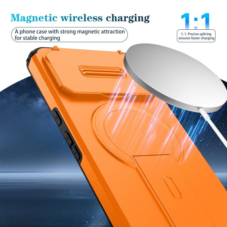 For Google Pixel 8 Pro Sliding Camshield MagSafe Holder Phone Case