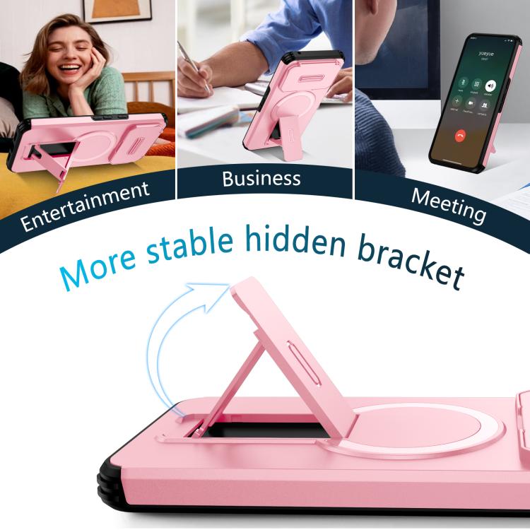 For Google Pixel 8 Pro Sliding Camshield MagSafe Holder Phone Case