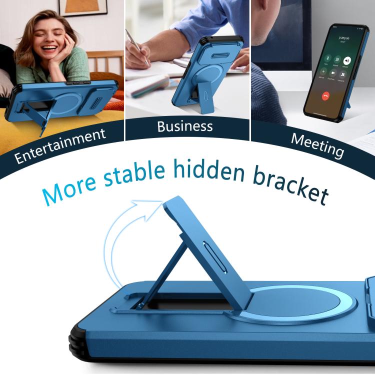 For Google Pixel 8 Pro Sliding Camshield MagSafe Holder Phone Case