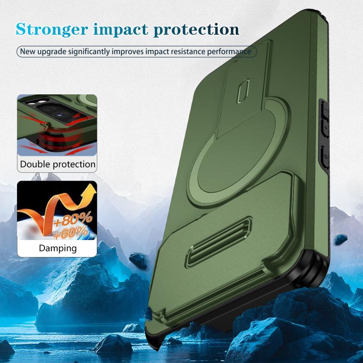 For Google Pixel 8 Pro Sliding Camshield MagSafe Holder Phone Case