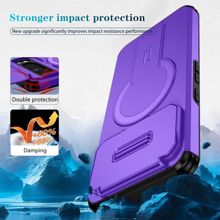 For Google Pixel 8 Pro Sliding Camshield MagSafe Holder Phone Case