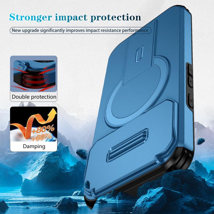 For Google Pixel 8a Sliding Camshield MagSafe Holder Phone Case
