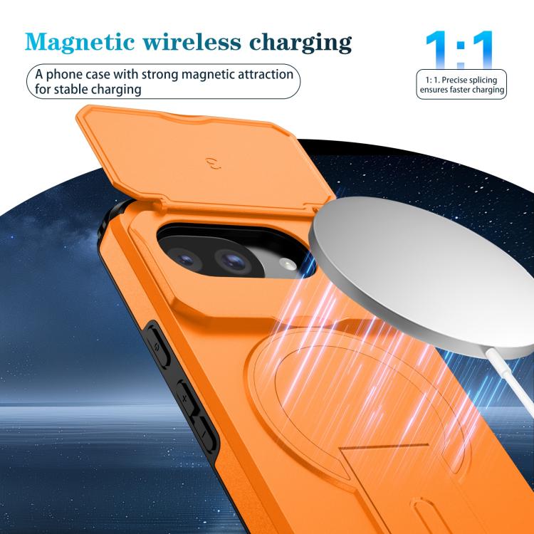For Google Pixel 10a Sliding Camshield MagSafe Holder Phone Case