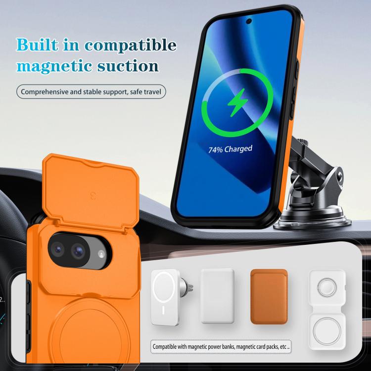 For Google Pixel 10a Sliding Camshield MagSafe Holder Phone Case