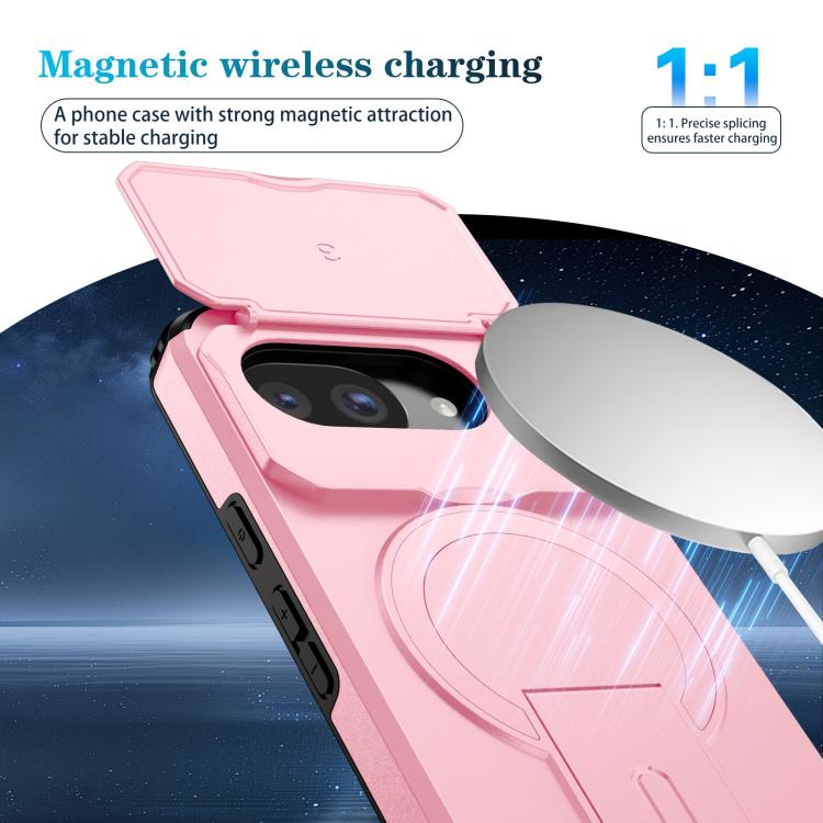 For Google Pixel 10a Sliding Camshield MagSafe Holder Phone Case