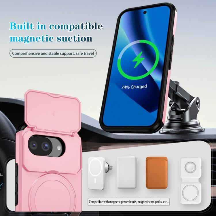 For Google Pixel 10a Sliding Camshield MagSafe Holder Phone Case