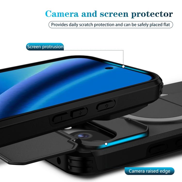 For Google Pixel 10a Sliding Camshield MagSafe Holder Phone Case