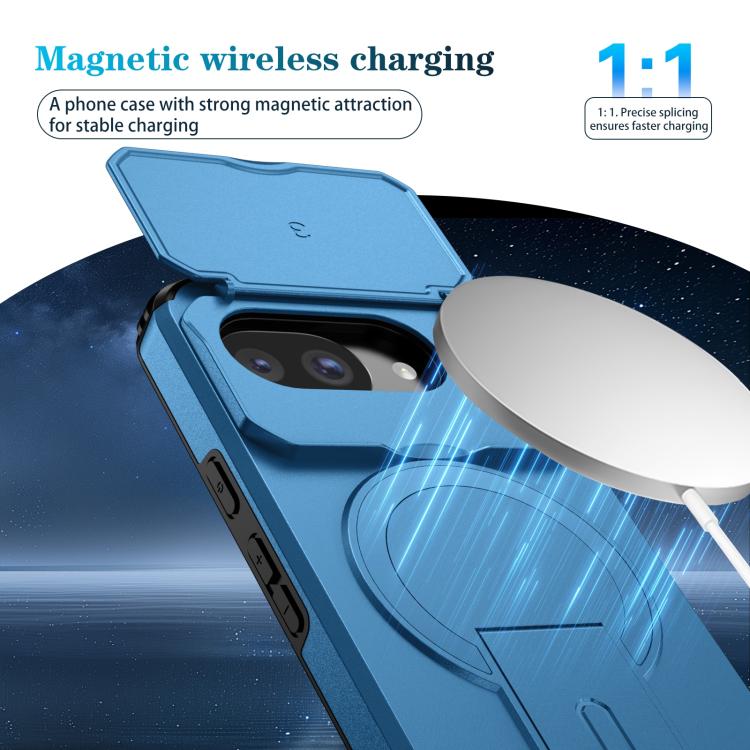 For Google Pixel 10a Sliding Camshield MagSafe Holder Phone Case