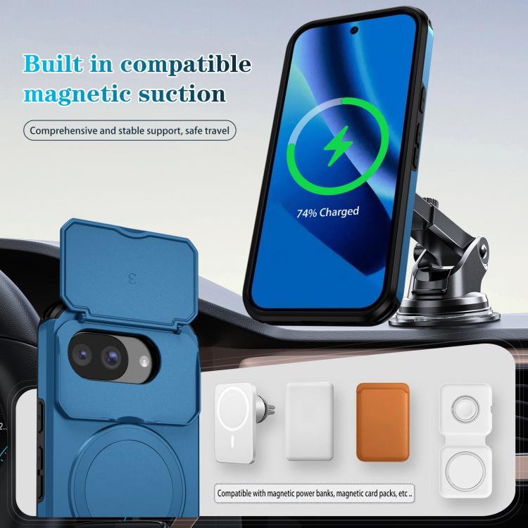 For Google Pixel 10a Sliding Camshield MagSafe Holder Phone Case