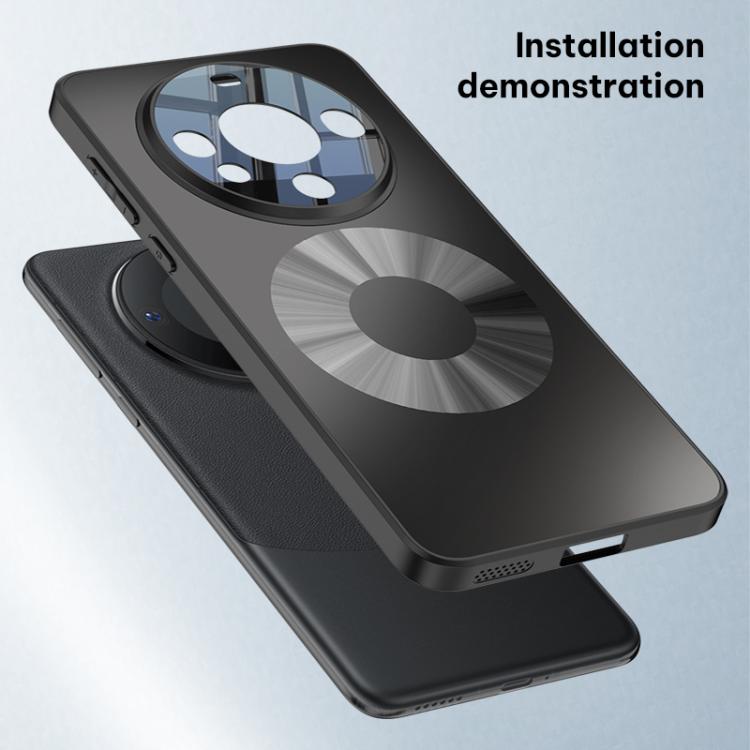 For Huawei Mate 70 Pro GKK Instantly Transforms Into Mate 80 Micro Textured Double Ring Magnetic Phone Case
