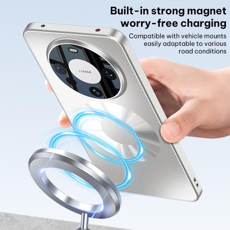 For Huawei Mate 70 Pro GKK Instantly Transforms Into Mate 80 Micro Textured Double Ring Magnetic Phone Case