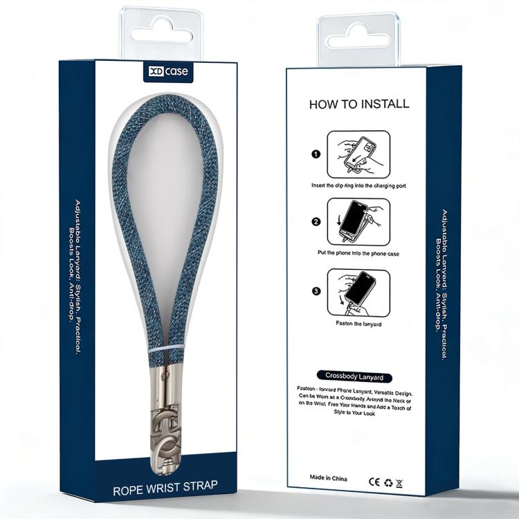 XDcase Anti-Lost Phone Wrist Lanyard with Metal Buckle & Gasket, Length: 18.9cm