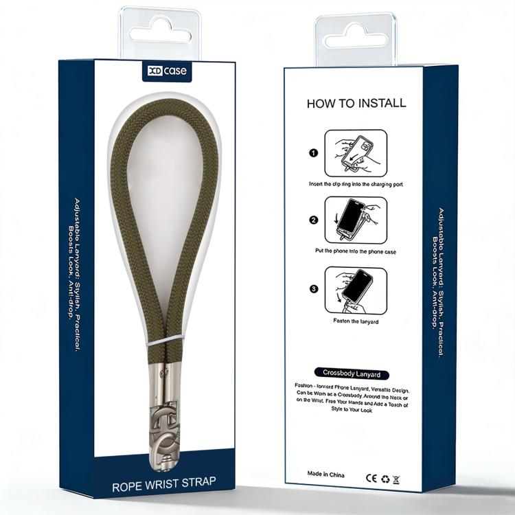 XDcase Anti-Lost Phone Wrist Lanyard with Metal Buckle & Gasket, Length: 18.9cm