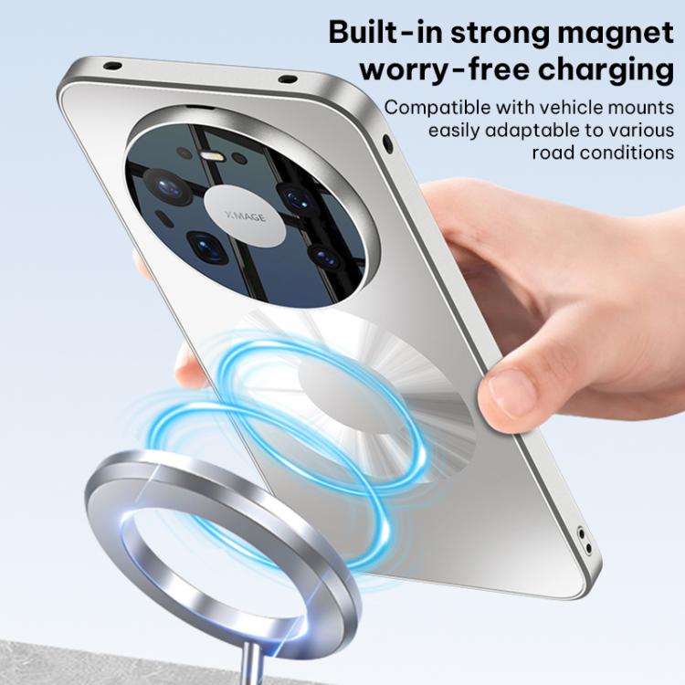 For Huawei Mate 80 Pro Max GKK Skin Feel AG Micro Textured Double Ring Magnetic Phone Case