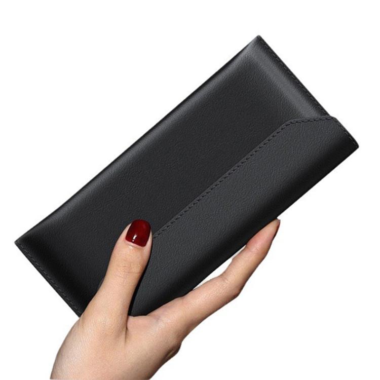 For Samsung Galaxy Z TriFold Envelope Design Genuine Leather Phone Case