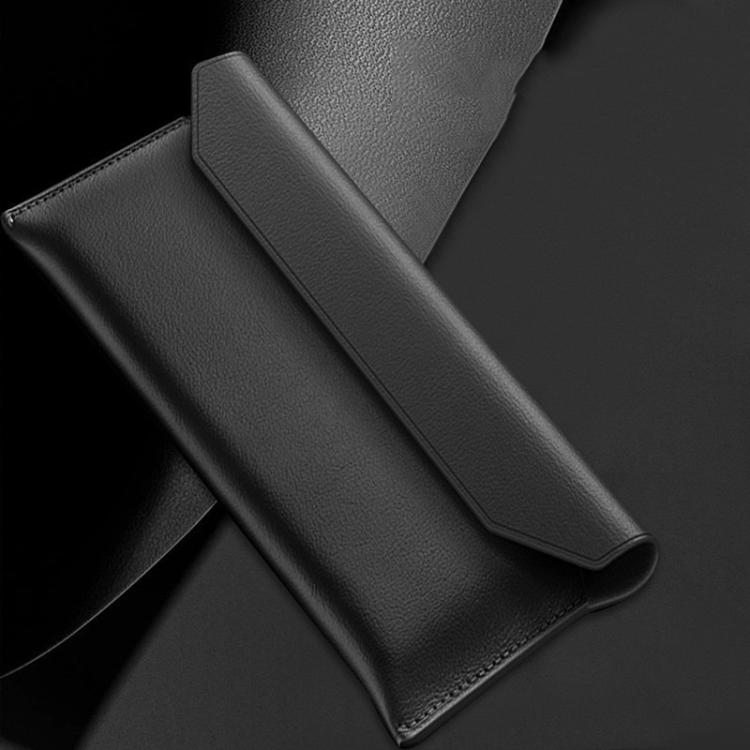 For Samsung Galaxy Z TriFold Envelope Design Genuine Leather Phone Case