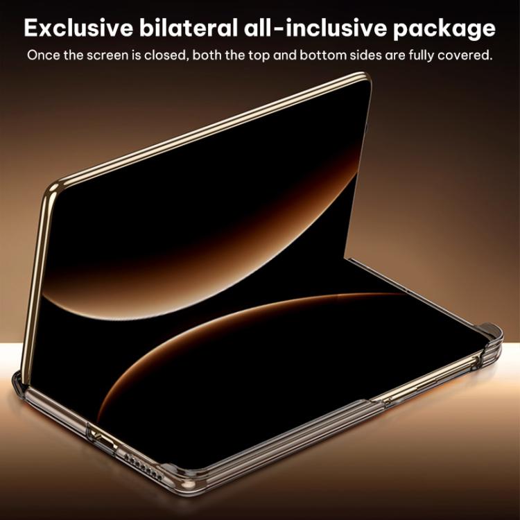 For Huawei Mate X7 GKK Dual Center Vestal Leather Hinge Frosted Magnetic Phone Case