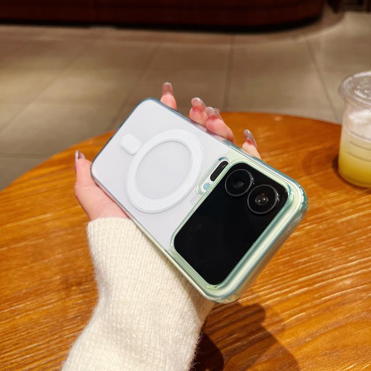 For Xiaomi 17 Pro Max Contrast Color Gradient Transparent MagSafe Phone Case