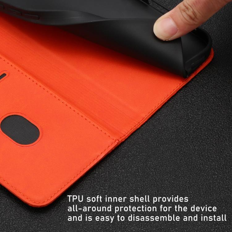 For iPhone 11 Tulips Butterfly Pattern Magnetic Vegan Leather Phone Case