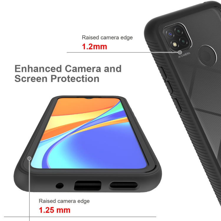 For Xiaomi Redmi 9C Starry Sky Solid Color Series Shockproof PC + TPU Protective Case