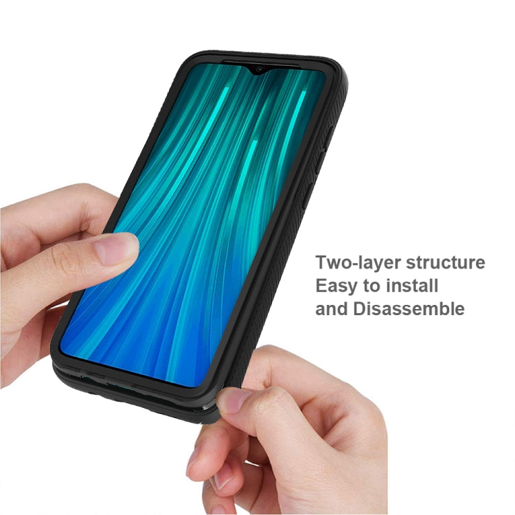 For Xiaomi Redmi Note 8 Pro Starry Sky Solid Color Series Shockproof PC + TPU Protective Case
