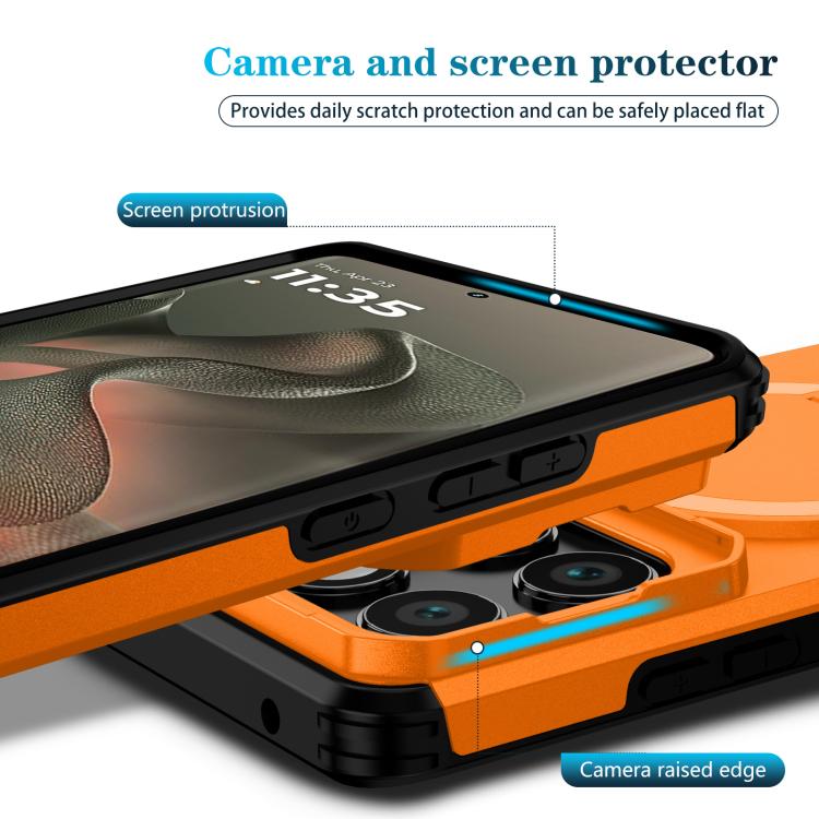 For Motorola Edge 2025 Sliding Camshield MagSafe Holder Phone Case
