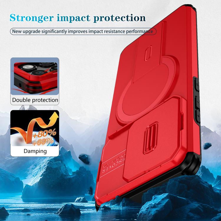 For Motorola Edge 2025 Sliding Camshield MagSafe Holder Phone Case