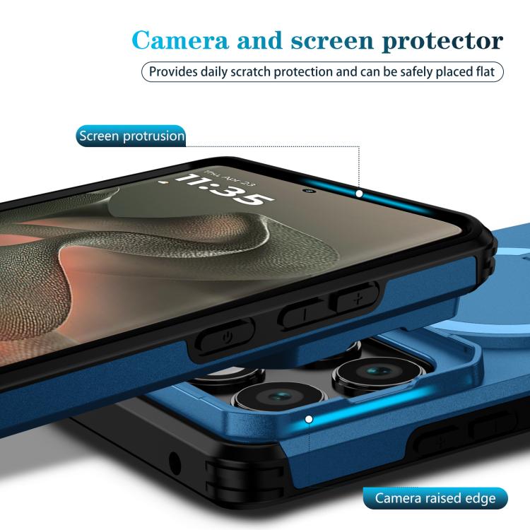 For Motorola Edge 2025 Sliding Camshield MagSafe Holder Phone Case