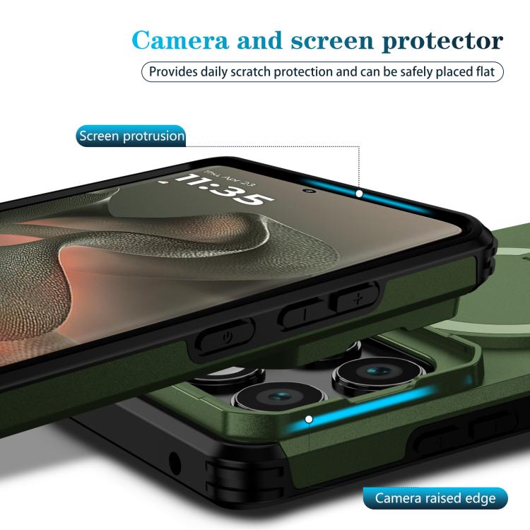 For Motorola Edge 2025 Sliding Camshield MagSafe Holder Phone Case