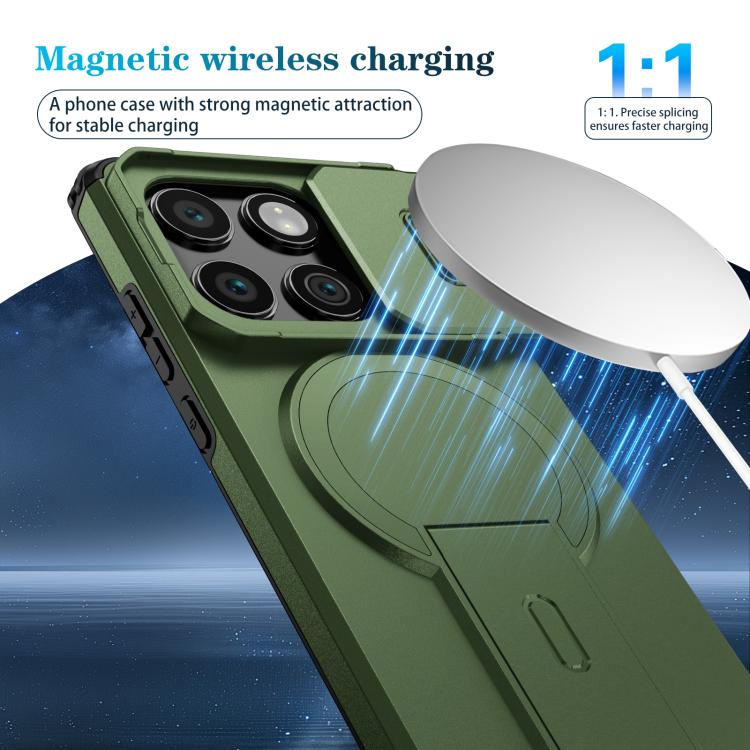For Motorola Edge 2025 Sliding Camshield MagSafe Holder Phone Case