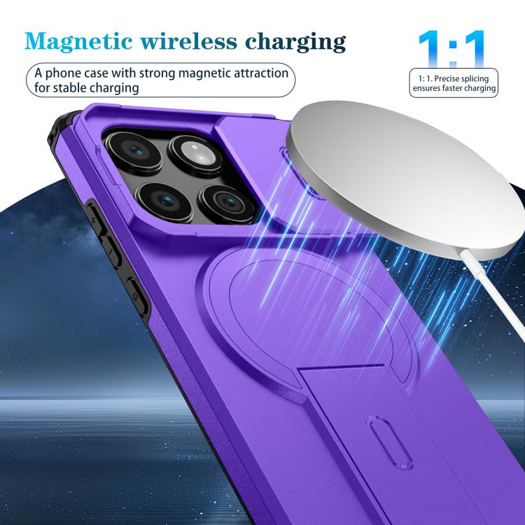 For Motorola Edge 2025 Sliding Camshield MagSafe Holder Phone Case