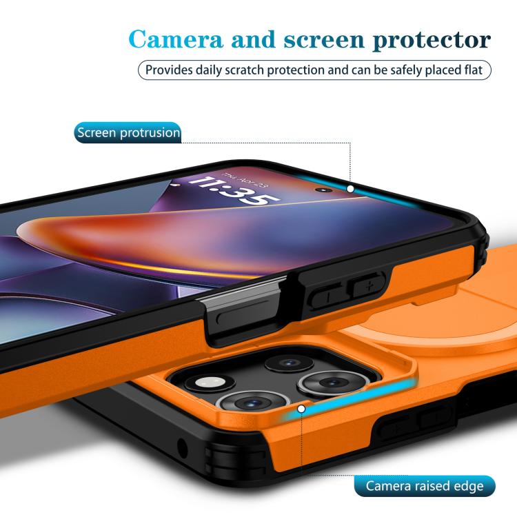 For Motorola Moto G 5G 2025 Sliding Camshield MagSafe Holder Phone Case
