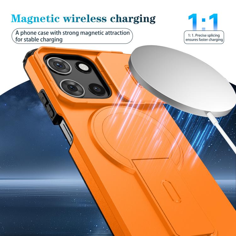 For Motorola Moto G 5G 2025 Sliding Camshield MagSafe Holder Phone Case