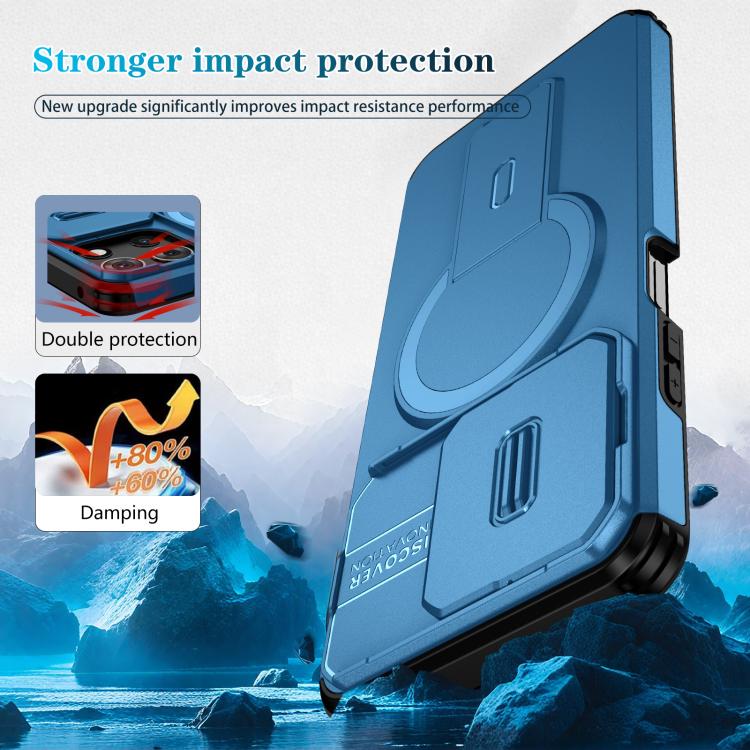 For Motorola Moto G 5G 2025 Sliding Camshield MagSafe Holder Phone Case