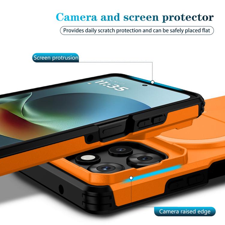 For Motorola Moto G Play 5G / G Power 2025 Sliding Camshield MagSafe Holder Phone Case