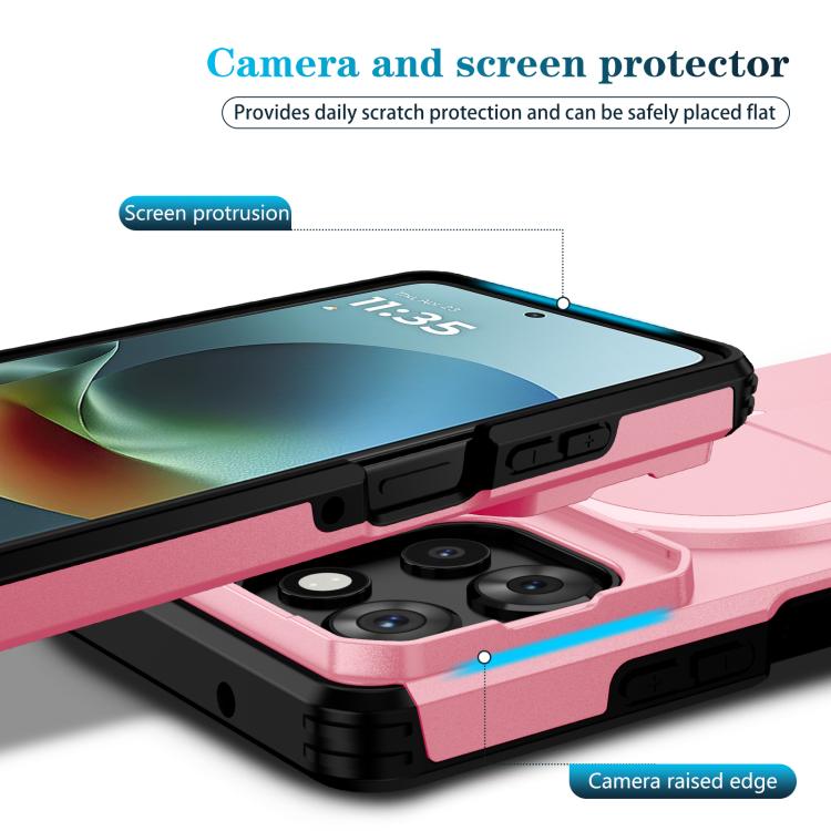 For Motorola Moto G Play 5G / G Power 2025 Sliding Camshield MagSafe Holder Phone Case