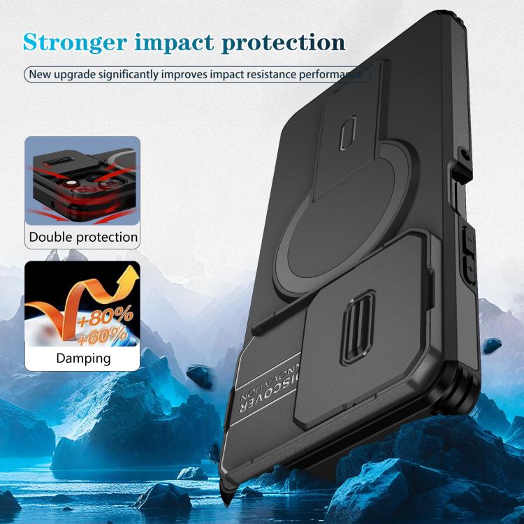 For Motorola Moto G Play 5G / G Power 2025 Sliding Camshield MagSafe Holder Phone Case