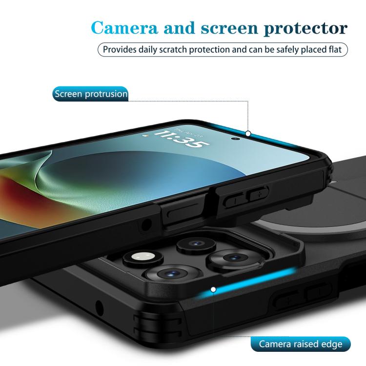 For Motorola Moto G Play 5G / G Power 2025 Sliding Camshield MagSafe Holder Phone Case