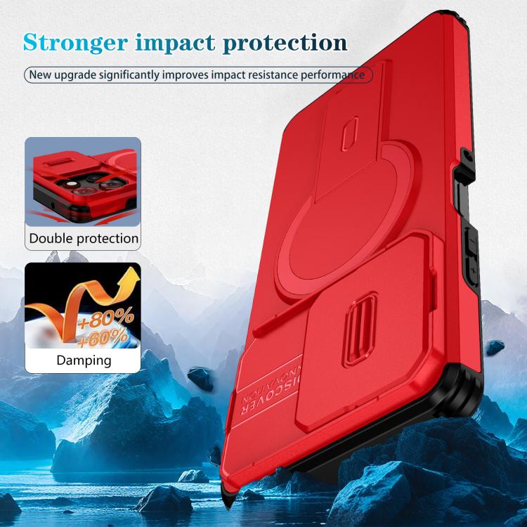 For Motorola Moto G Play 5G / G Power 2025 Sliding Camshield MagSafe Holder Phone Case