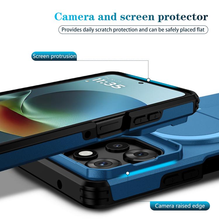 For Motorola Moto G Play 5G / G Power 2025 Sliding Camshield MagSafe Holder Phone Case