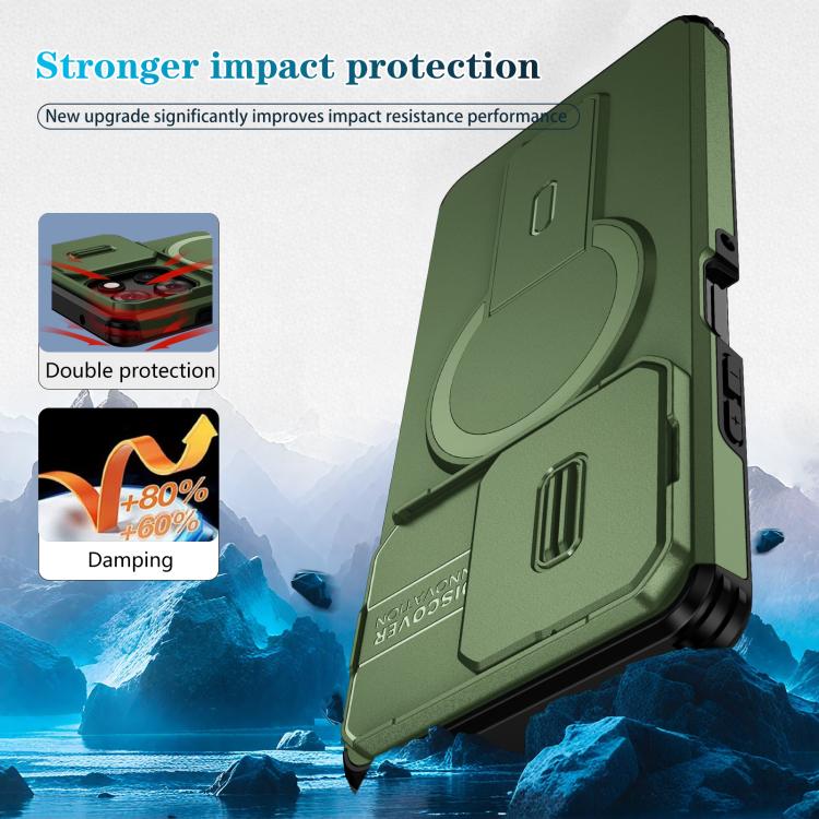 For Motorola Moto G Play 5G / G Power 2025 Sliding Camshield MagSafe Holder Phone Case