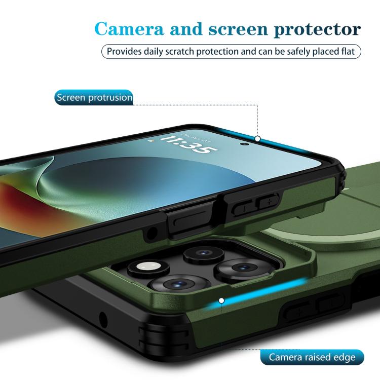 For Motorola Moto G Play 5G / G Power 2025 Sliding Camshield MagSafe Holder Phone Case
