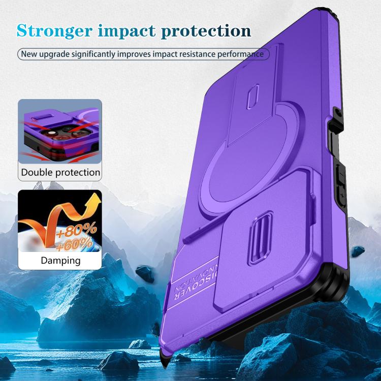 For Motorola Moto G Play 5G / G Power 2025 Sliding Camshield MagSafe Holder Phone Case